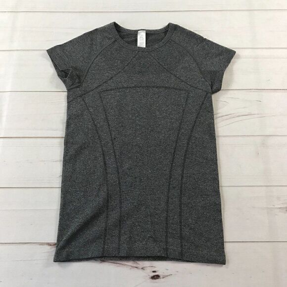 Ivivva Kids Girls Gray Active Shirt Short Sleeve Size 12 - Picture 1 of 6